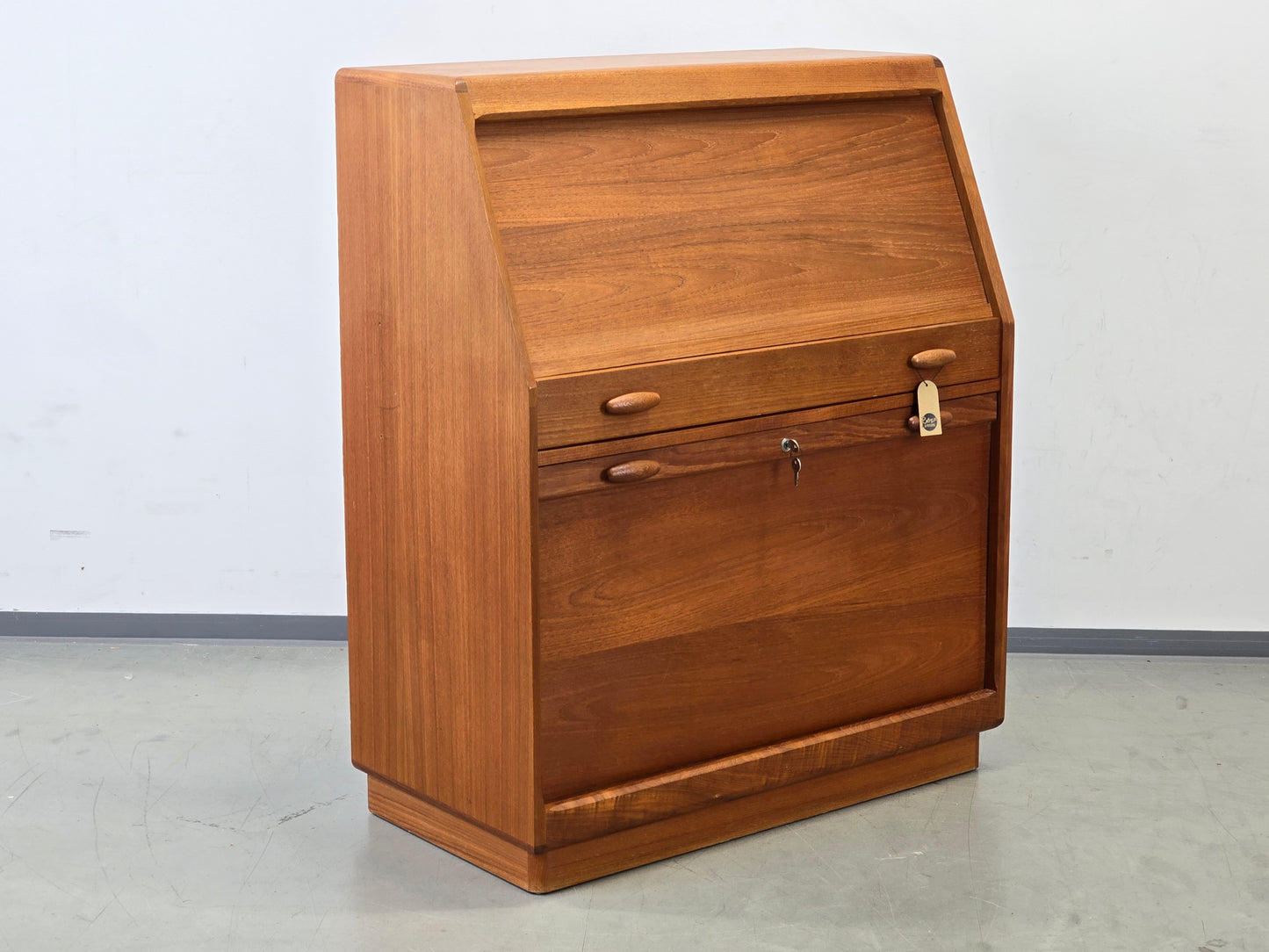 DYRLUND SEKRETÄR Teak Dänemark Vintage 60er Mid-Century Schreibschrank Desk