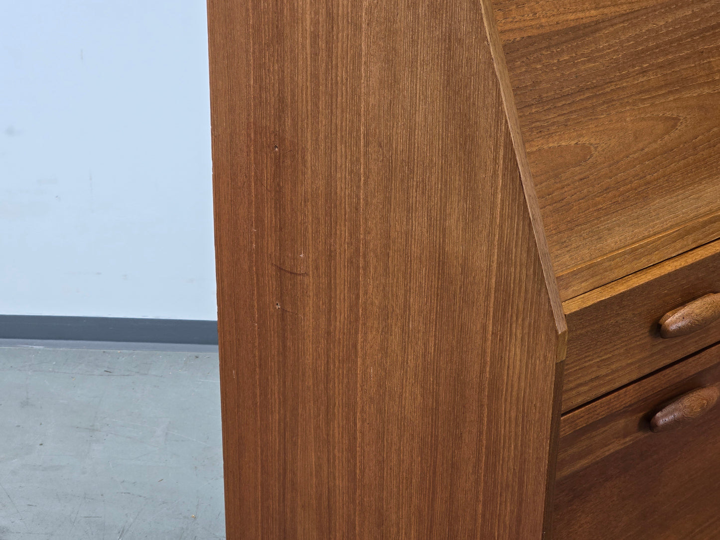 DYRLUND SEKRETÄR Teak Dänemark Vintage 60er Mid-Century Schreibschrank Desk