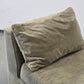 MUSTERRING SESSEL Vintage Sofa Modul Lounge Samt Retro 70er Jahre Beige Sand