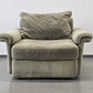 MUSTERRING SESSEL Vintage Sofa Modul Lounge Samt Retro 70er Jahre Beige Sand