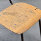 VINTAGE STUHL Industrie Design Loft Bauhaus Stapelstuhl Holz Metall 50er 60er