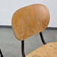 VINTAGE STUHL Industrie Design Loft Bauhaus Stapelstuhl Holz Metall 50er 60er