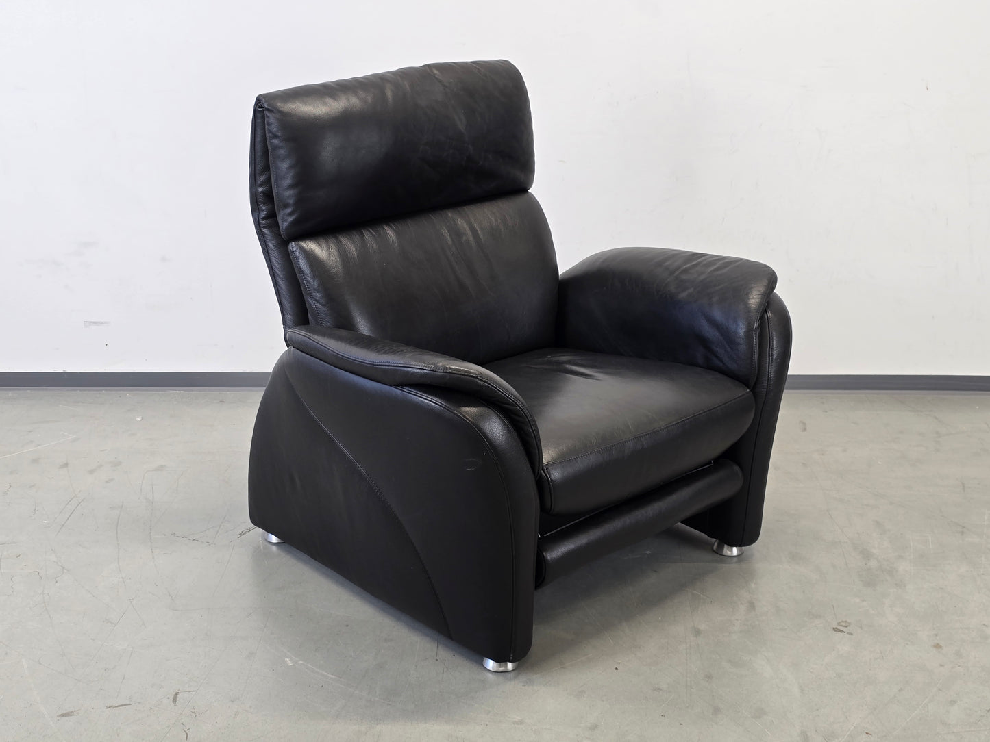 W.SCHILLIG SESSEL Leder Schwarz Relaxsessel Ergoline Fernsehsessel Design