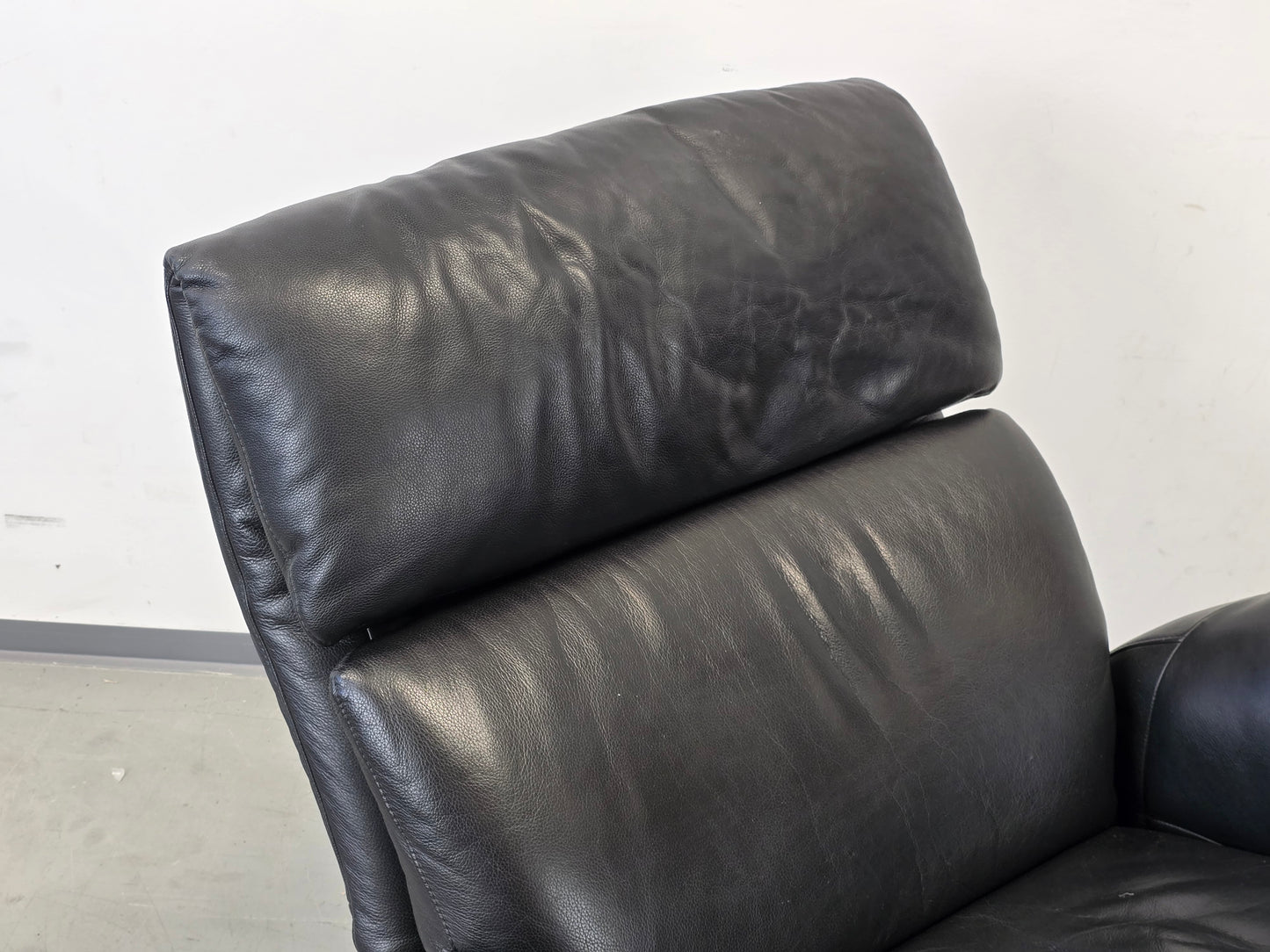 W.SCHILLIG SESSEL Leder Schwarz Relaxsessel Ergoline Fernsehsessel Design