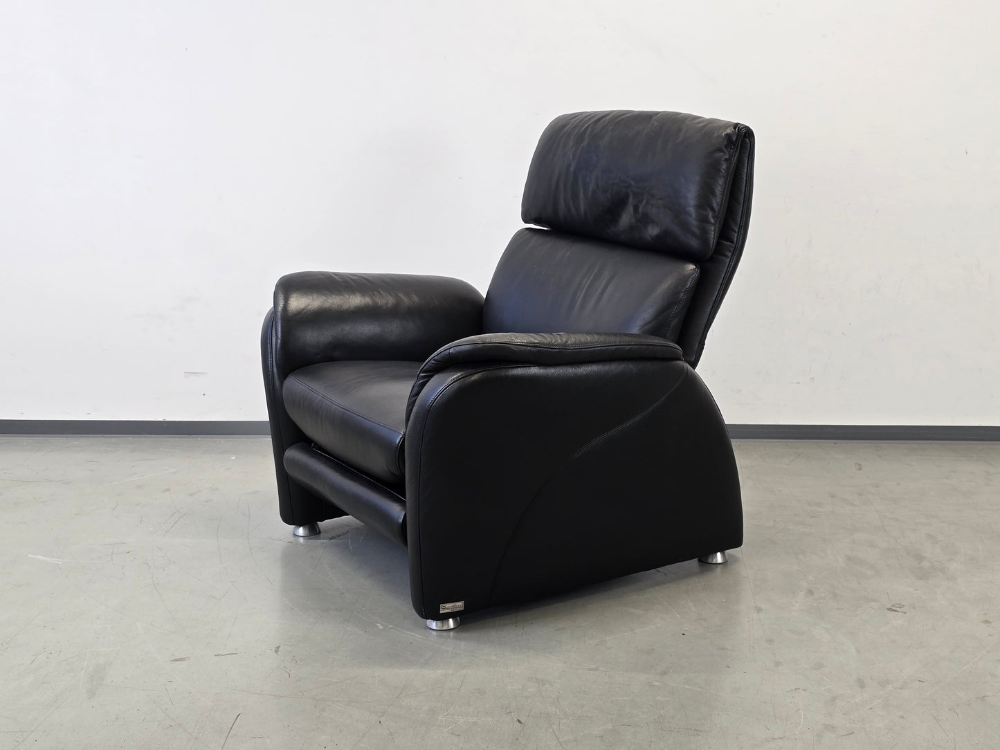 W.SCHILLIG SESSEL Leder Schwarz Relaxsessel Ergoline Fernsehsessel Design