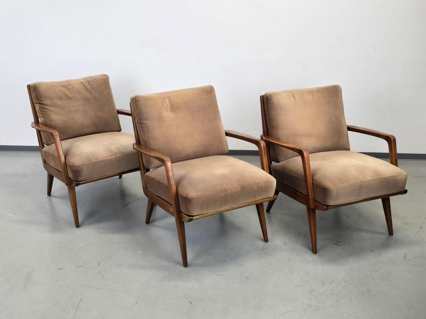 KNOLL ANTIMOTT Sessel Mid-Century Vintage Lounge Chair 60er Design Holz