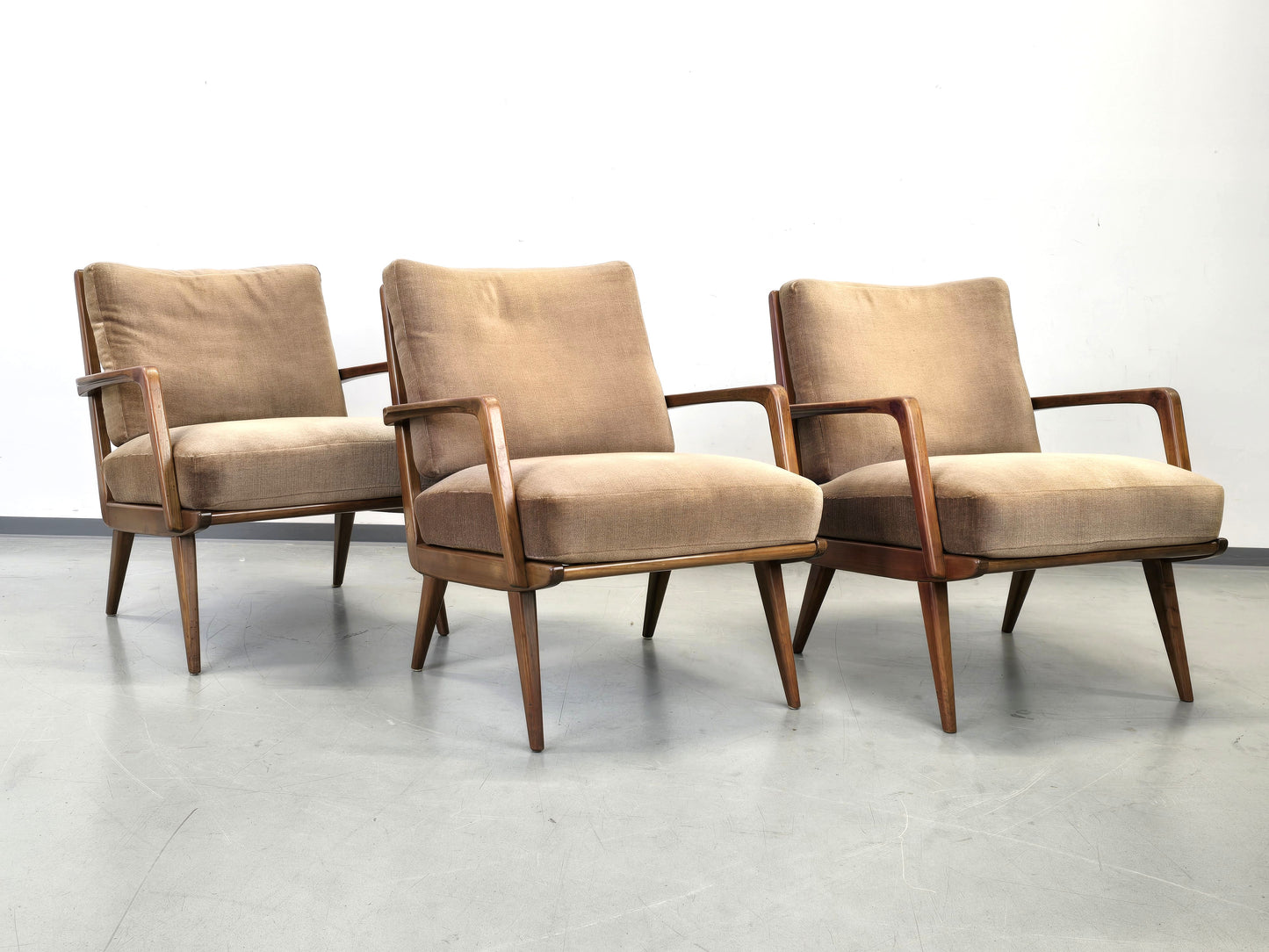 KNOLL ANTIMOTT Sessel Mid-Century Vintage Lounge Chair 60er Design Holz