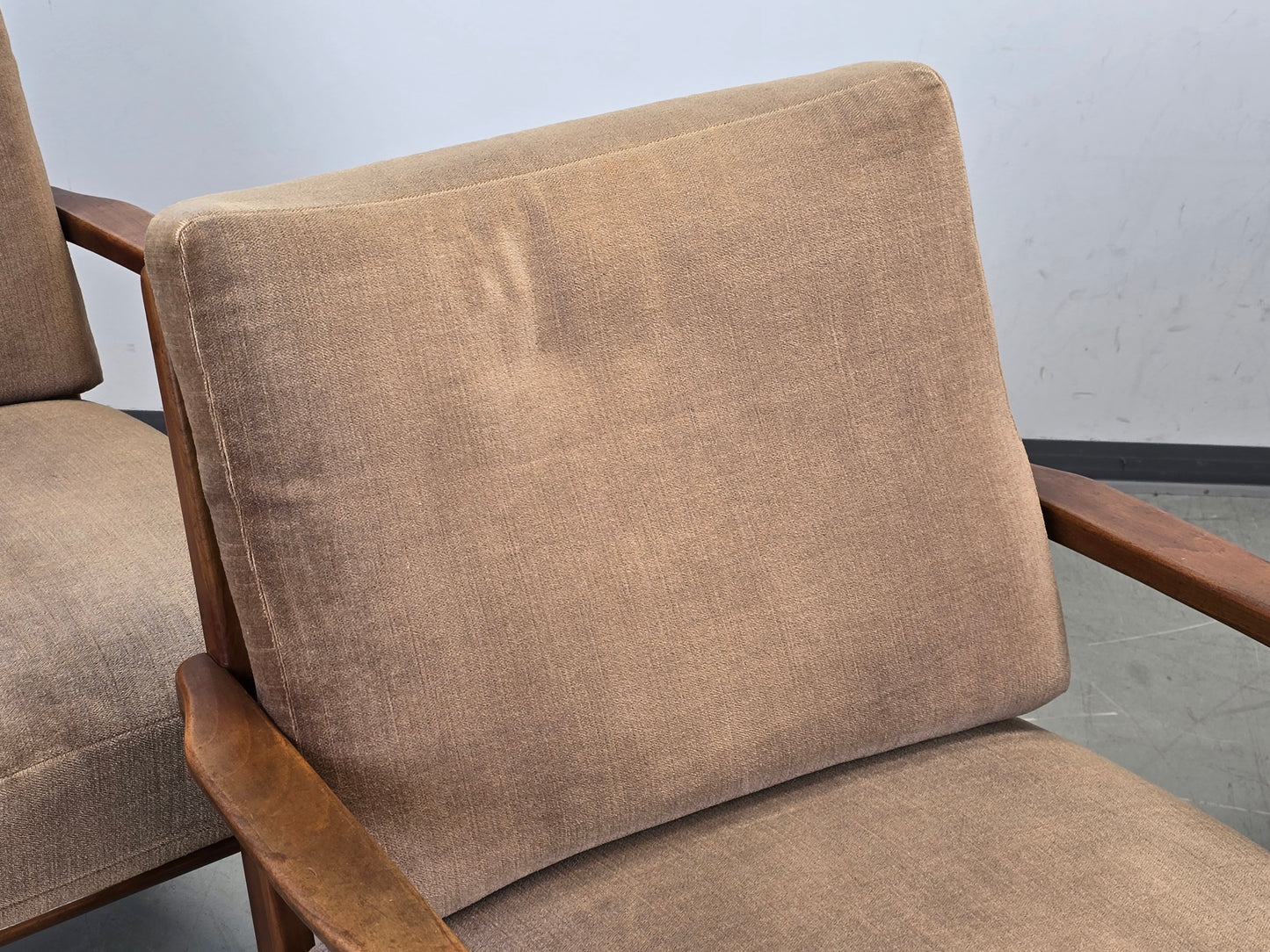 KNOLL ANTIMOTT Sessel Mid-Century Vintage Lounge Chair 60er Design Holz