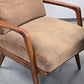 KNOLL ANTIMOTT Sessel Mid-Century Vintage Lounge Chair 60er Design Holz