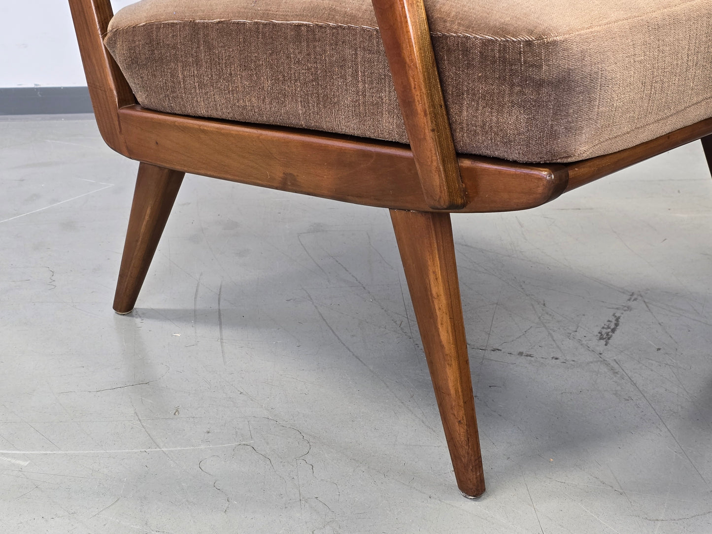 KNOLL ANTIMOTT Sessel Mid-Century Vintage Lounge Chair 60er Design Holz