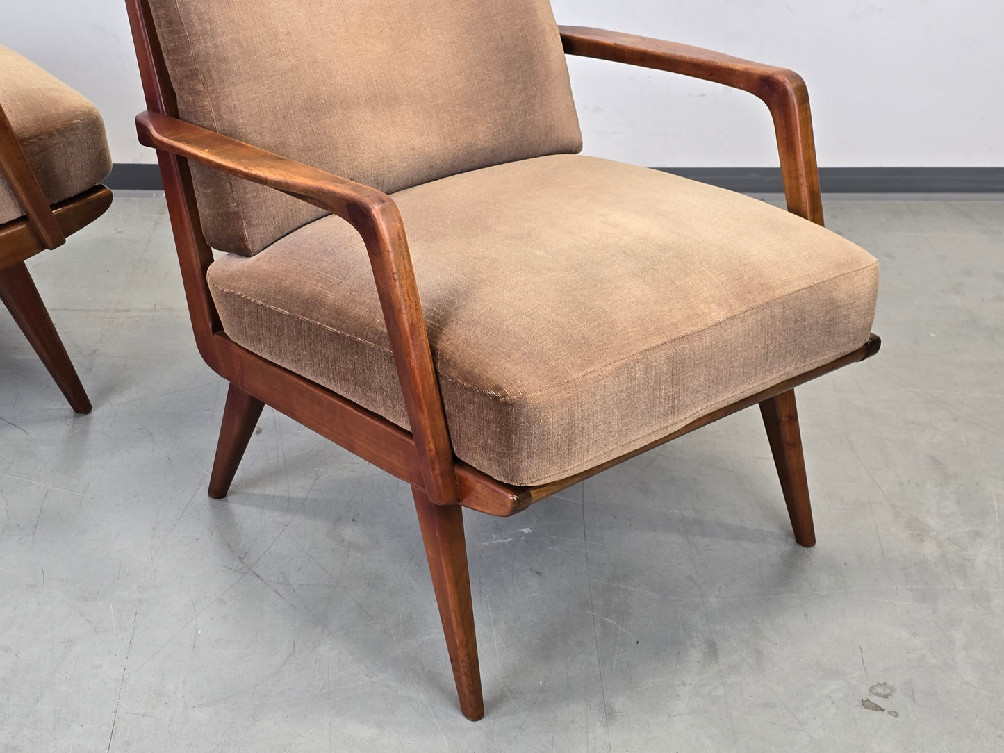 KNOLL ANTIMOTT Sessel Mid-Century Vintage Lounge Chair 60er Design Holz