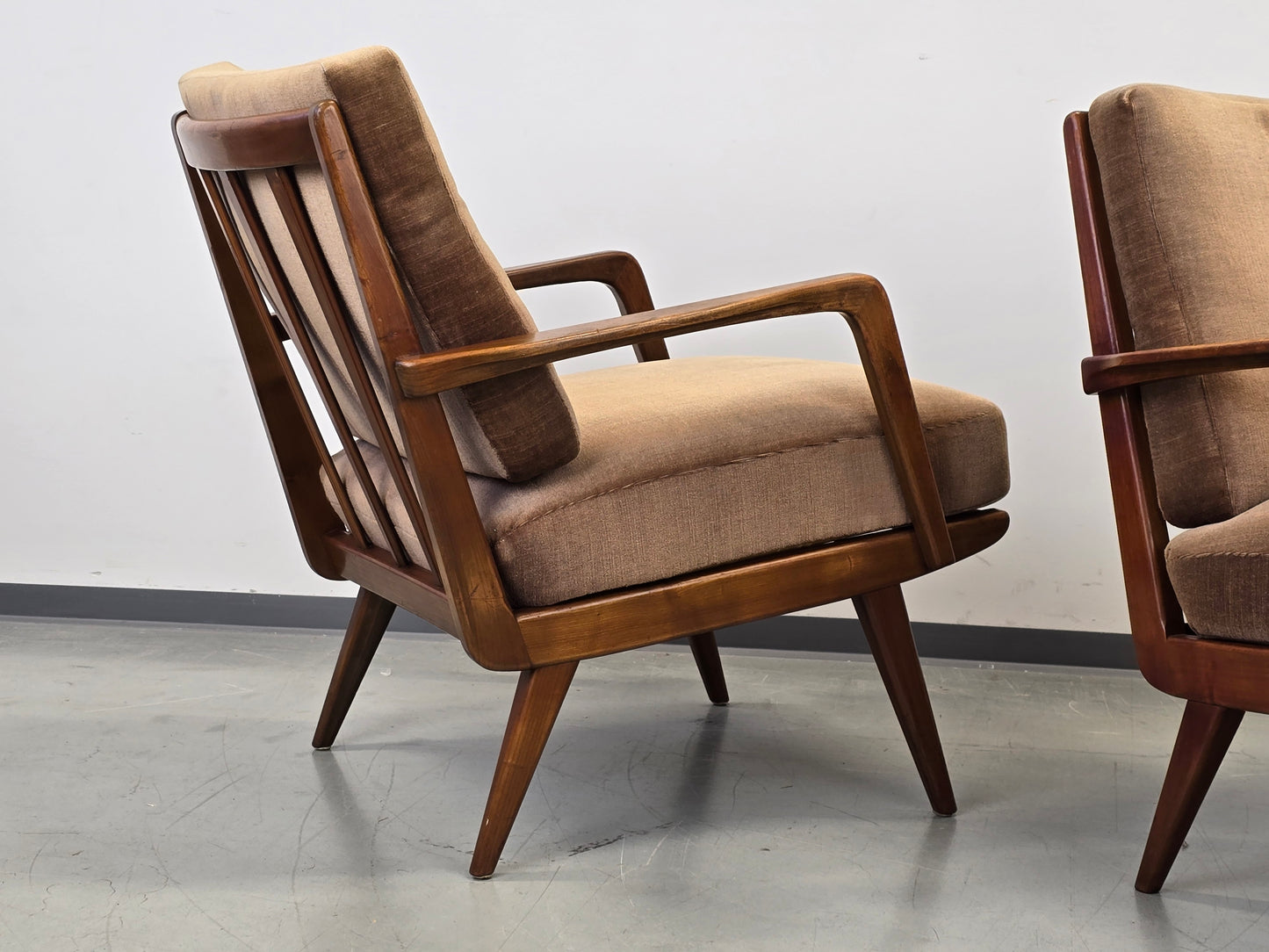 KNOLL ANTIMOTT Sessel Mid-Century Vintage Lounge Chair 60er Design Holz