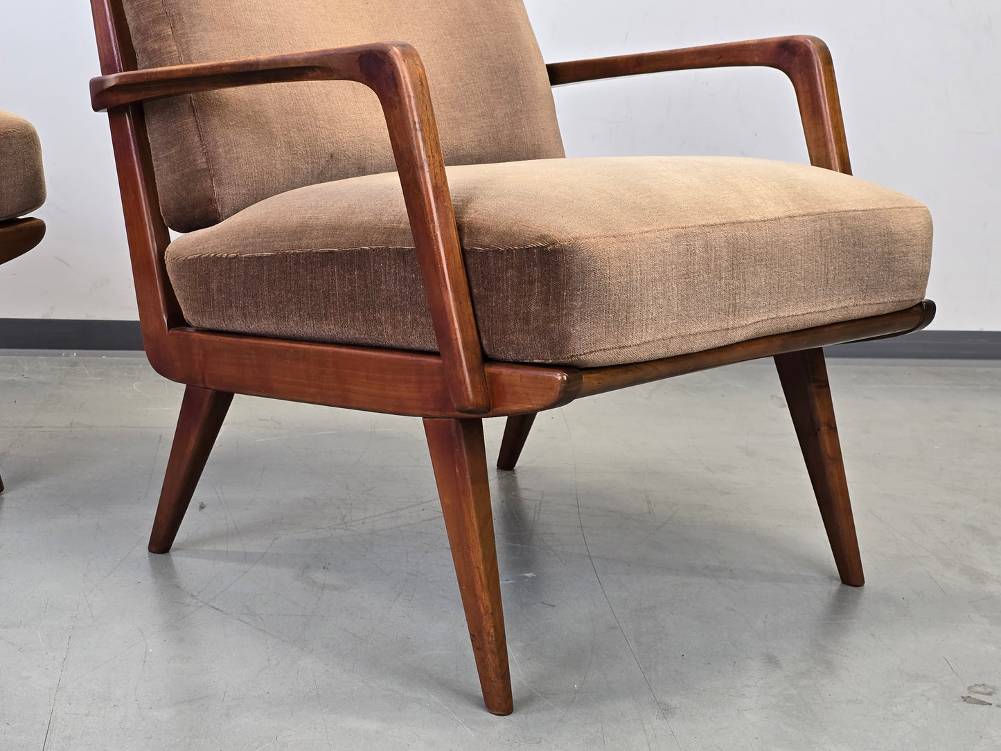 KNOLL ANTIMOTT Sessel Mid-Century Vintage Lounge Chair 60er Design Holz
