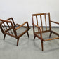 KNOLL ANTIMOTT Sessel Mid-Century Vintage Lounge Chair 60er Design Holz