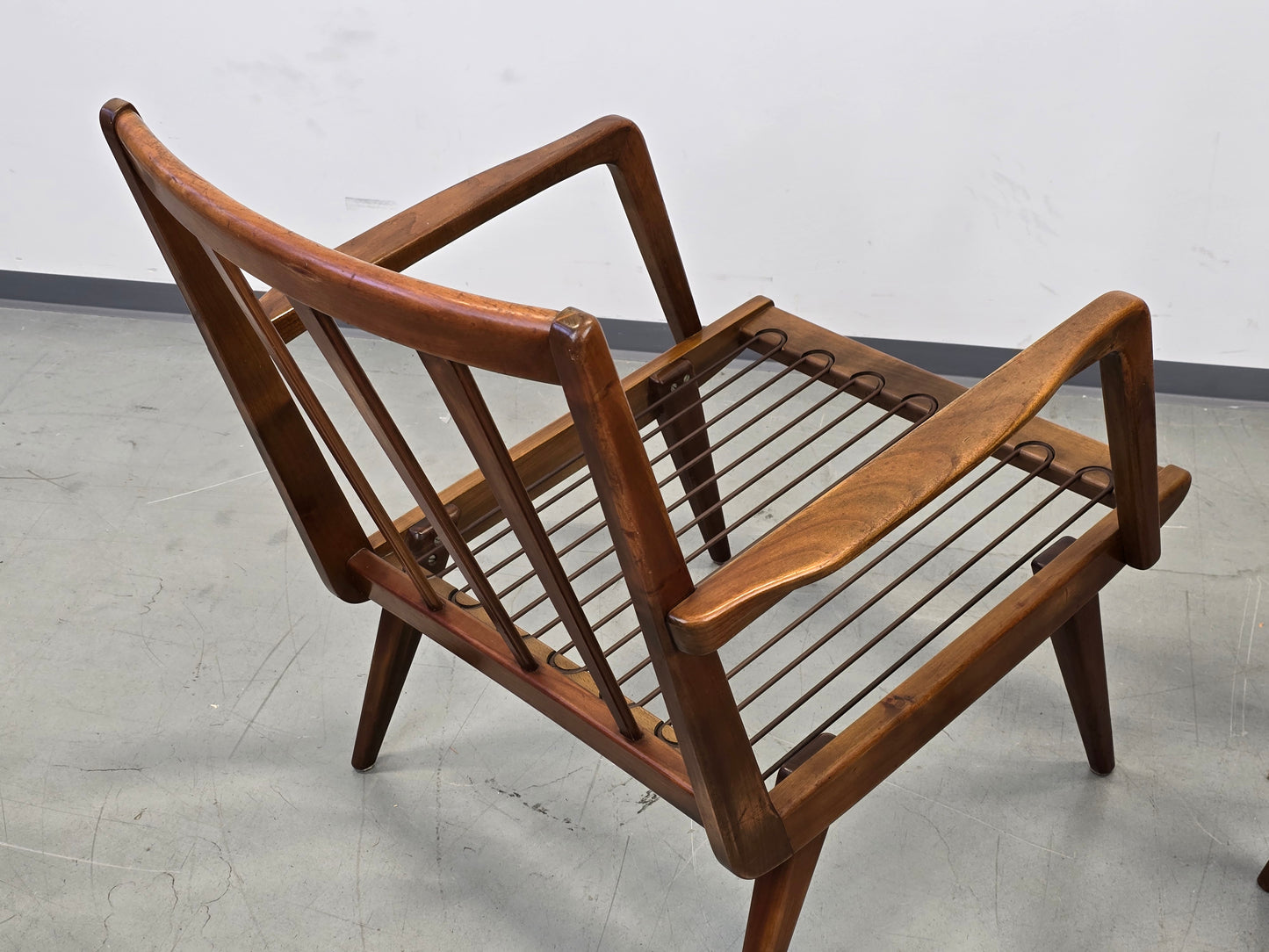 KNOLL ANTIMOTT Sessel Mid-Century Vintage Lounge Chair 60er Design Holz