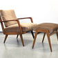 KNOLL ANTIMOTT Sessel Mid-Century Vintage Lounge Relax tv Chair 60er Design Holz
