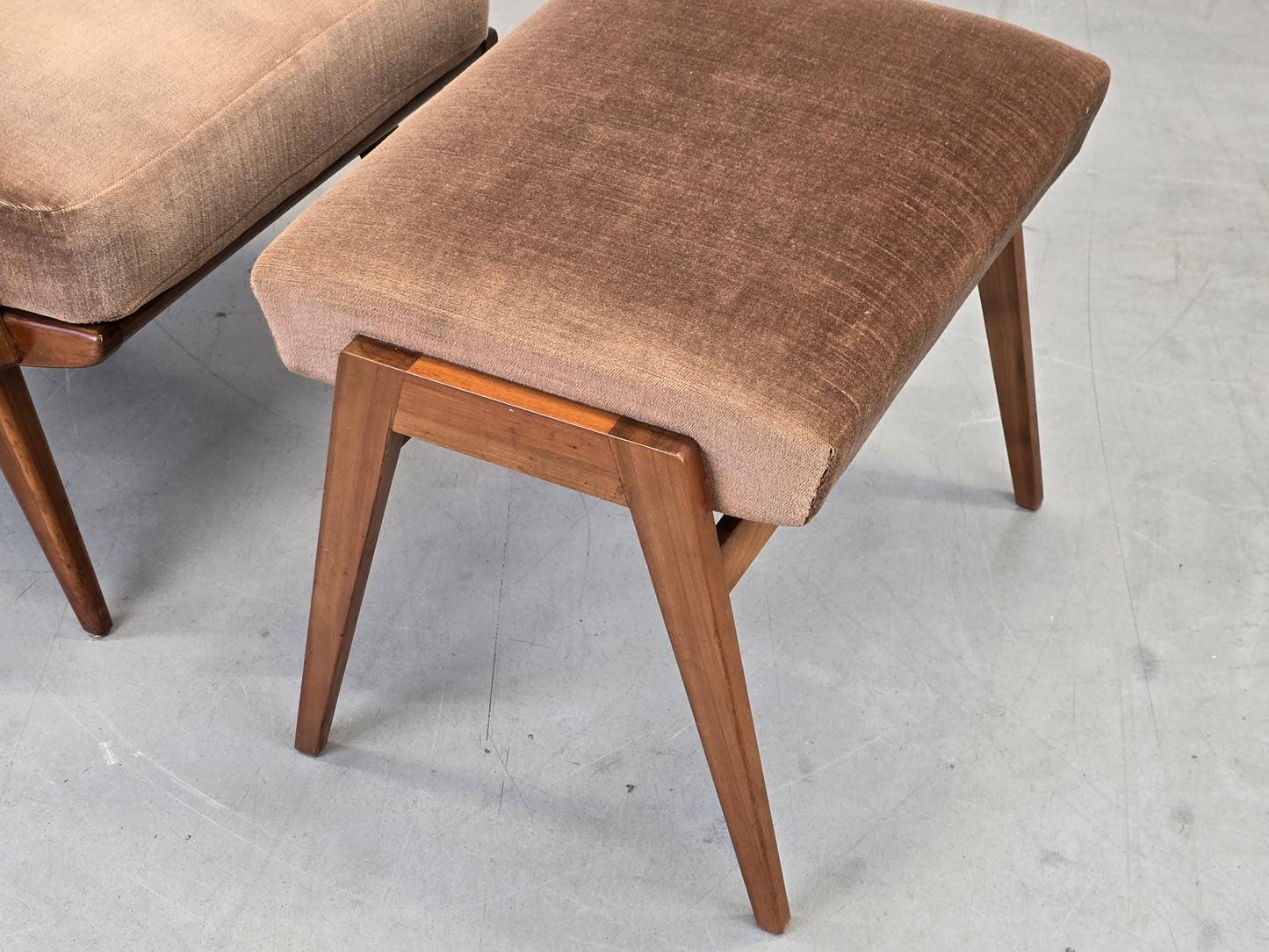 KNOLL ANTIMOTT Sessel Mid-Century Vintage Lounge Relax tv Chair 60er Design Holz