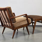 KNOLL ANTIMOTT Sessel Mid-Century Vintage Lounge Relax tv Chair 60er Design Holz