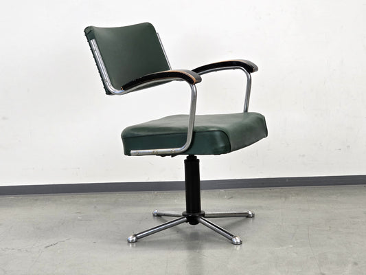 DRABERT STUHL Bauhaus Drehstuhl Schreibtischstuhl Industrial Vintage Grün
