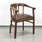ANTIK STUHL Eiche Leder Schreibtischstuhl Banker Chair Armlehnstuhl Loft vintage