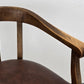 ANTIK STUHL Eiche Leder Schreibtischstuhl Banker Chair Armlehnstuhl Loft vintage