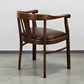 ANTIK STUHL Eiche Leder Schreibtischstuhl Banker Chair Armlehnstuhl Loft vintage