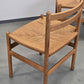 DANISH STUHL Stuhl Mid Century Stühle Modern Eiche Geflecht Vintage Esszimmer Küche
