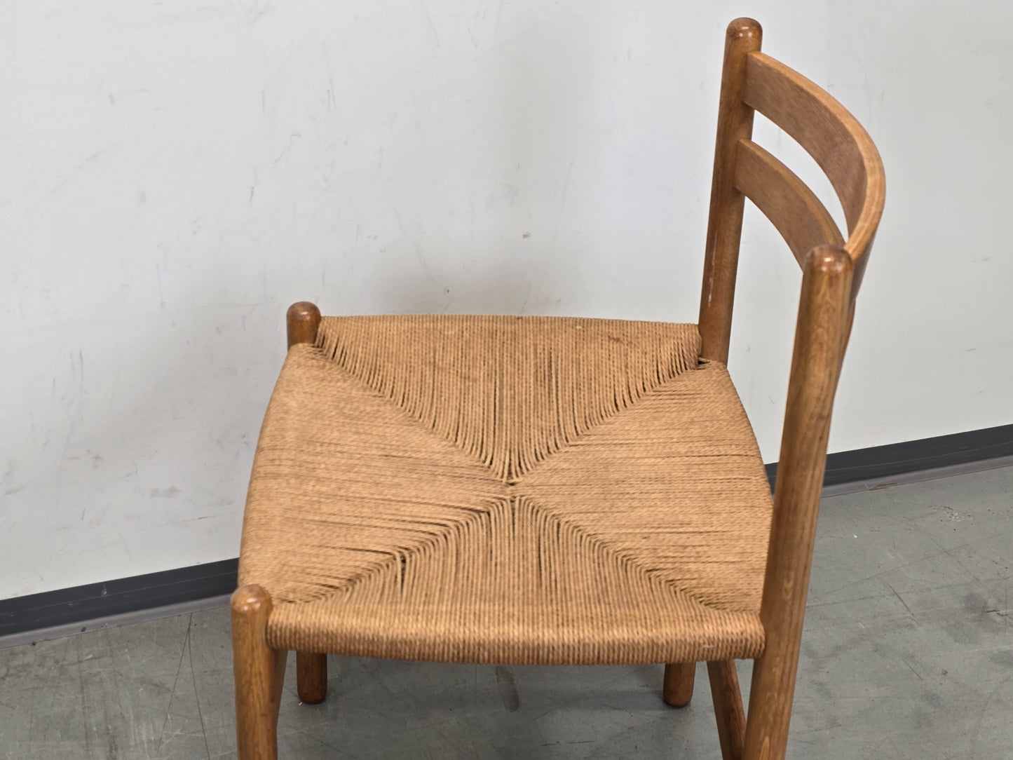 DANISH STUHL Stuhl Mid Century Stühle Modern Eiche Geflecht Vintage Esszimmer Küche