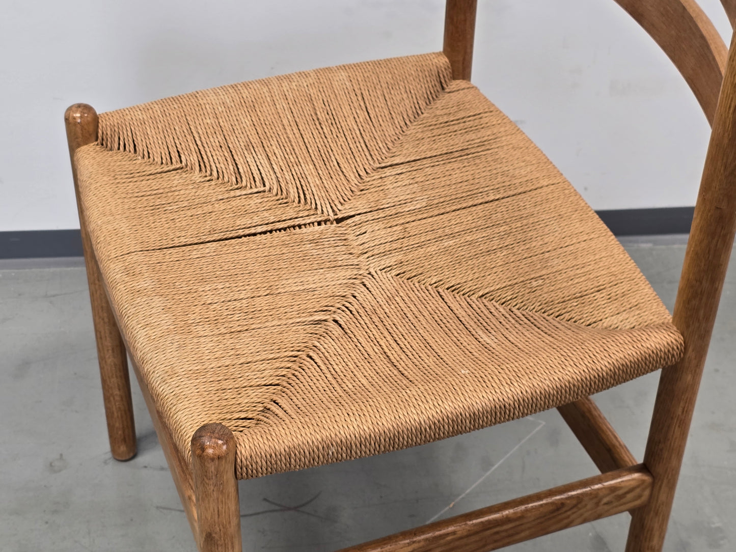 DANISH STUHL Stuhl Mid Century Stühle Modern Eiche Geflecht Vintage Esszimmer Küche