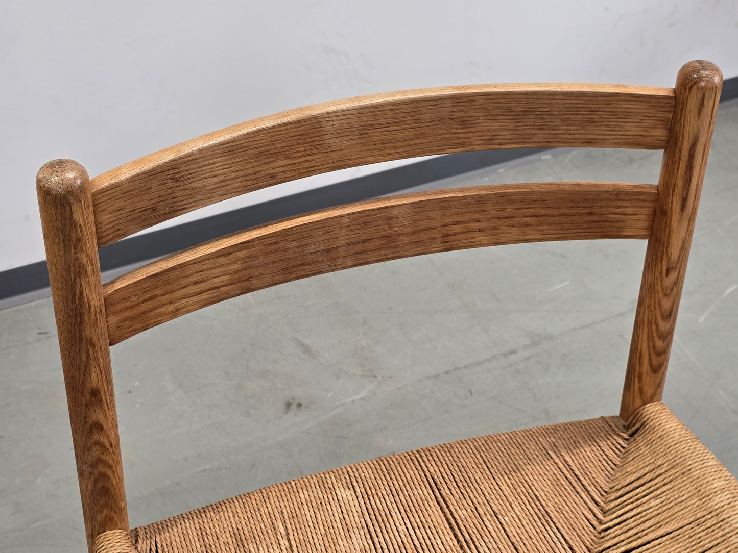 DANISH STUHL Stuhl Mid Century Stühle Modern Eiche Geflecht Vintage Esszimmer Küche