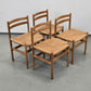 DANISH STUHL Stuhl Mid Century Stühle Modern Eiche Geflecht Vintage Esszimmer Küche