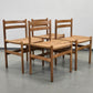 DANISH STUHL Stuhl Mid Century Stühle Modern Eiche Geflecht Vintage Esszimmer Küche
