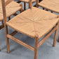 DANISH STUHL Stuhl Mid Century Stühle Modern Eiche Geflecht Vintage Esszimmer Küche