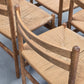 DANISH STUHL Stuhl Mid Century Stühle Modern Eiche Geflecht Vintage Esszimmer Küche