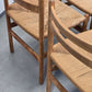 DANISH STUHL Stuhl Mid Century Stühle Modern Eiche Geflecht Vintage Esszimmer Küche