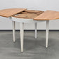 VINTAGE ESSTISCH RUND Ausziehbar Küche Tisch Küchentisch Holztisch Weiß Scandi