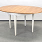 VINTAGE ESSTISCH RUND Ausziehbar Küche Tisch Küchentisch Holztisch Weiß Scandi