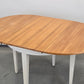 VINTAGE ESSTISCH RUND Ausziehbar Küche Tisch Küchentisch Holztisch Weiß Scandi