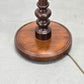 STEHLAMPE VINTAGE Holz Messing Stehleuchte Lampe Fransen Schirm Antik Retro
