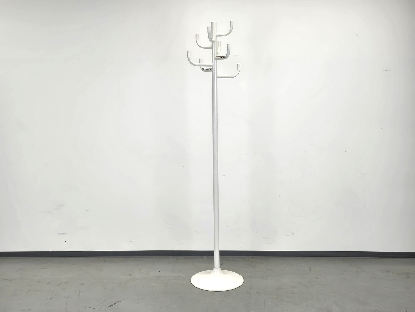JAN KURTZ Kaktus Garderobenständer Kleiderständer Weiß Design Metall Vintage
