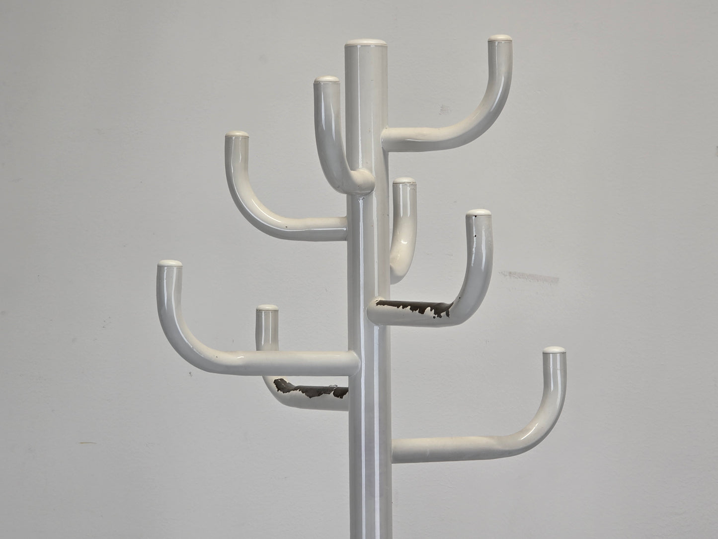 JAN KURTZ Kaktus Garderobenständer Kleiderständer Weiß Design Metall Vintage