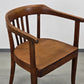 ANTIK STUHL Vintage Holz Buche Schreibtischstuhl Mid Century Bauhaus