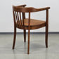 ANTIK STUHL Vintage Holz Buche Schreibtischstuhl Mid Century Bauhaus