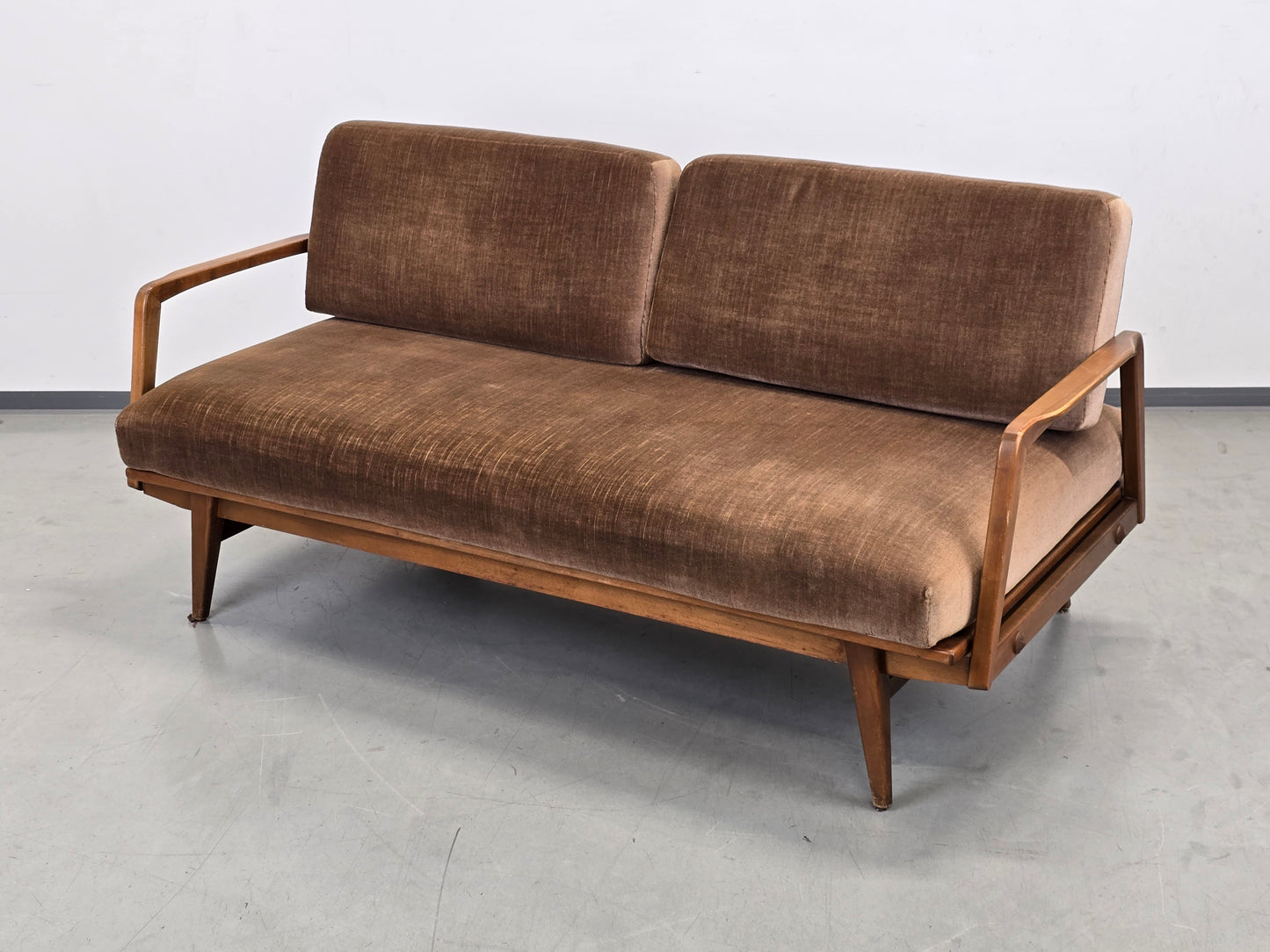 KNOLL ANTIMOTT vintage couch Daybed Sofa Schlafsofa Mid Century Recamiere 60s
