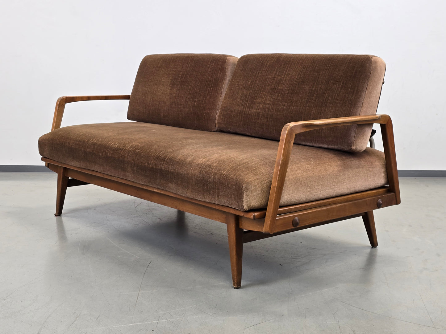 KNOLL ANTIMOTT vintage couch Daybed Sofa Schlafsofa Mid Century Recamiere 60s