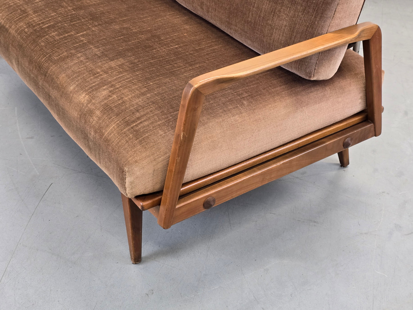 KNOLL ANTIMOTT vintage couch Daybed Sofa Schlafsofa Mid Century Recamiere 60s