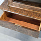 ANTIK VITRINE Bücherschrank Birke Furnier Biedermeier Stil Glasschrank Schrank