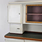 VINTAGE KÜCHENSCHRANK Buffet 50er Jahre Anrichte Schüttenschrank Weiß Retro
