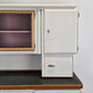 VINTAGE KÜCHENSCHRANK Buffet 50er Jahre Anrichte Schüttenschrank Weiß Retro