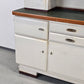 VINTAGE KÜCHENSCHRANK Buffet 50er Jahre Anrichte Schüttenschrank Weiß Retro